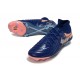 Botas Nike Phantom Luna II Elite FG Erling Haaland Azul Plateado Naranja