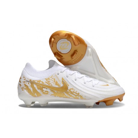 Zapatillas Nike Phantom Luna 2 Elite FG L Blanco Dorado