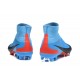 Zapatillas de fútbol Nike Mercurial Superfly V FG Para Hombre Azul Rojo Negro