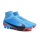 Zapatillas de fútbol Nike Mercurial Superfly V FG Para Hombre Azul Rojo Negro
