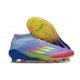 Zapatilla adidas F50 Elite Mid FG Azul Fusion Limón Lúcido Rosa