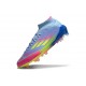 Zapatilla adidas F50 Elite Mid FG Azul Fusion Limón Lúcido Rosa