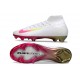 Nike Zoom Mercurial Superfly X Elite FG Blanco Rosa