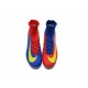 Nuevo Botas de fútbol Nike Mercurial Superfly 5 FG Azul Rojo Amarillo