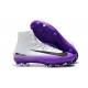 Botas de fútbol Nike Mercurial Superfly V FG Negro Blanco Violeta