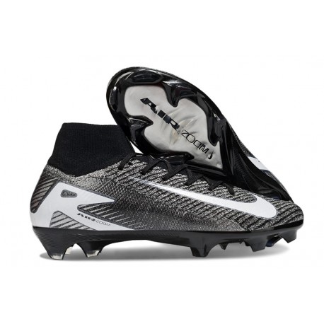 Nike Zoom Mercurial Superfly X Elite FG Negro Blanco