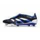 Adidas Predator 25 Elite Tongue FG Negro Azul Lúcido Blanco