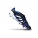 Adidas Predator 25 Elite Tongue FG Negro Azul Lúcido Blanco