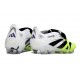 Adidas Predator 25 Elite Tongue FG Blanco Negro Limón Lúcido