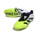Adidas Predator 25 Elite Tongue FG Blanco Negro Limón Lúcido