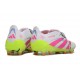 Adidas Predator 25 Elite Tongue FG Blanco Rosa Lúcido Limón Lúcido