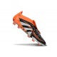 Adidas Predator 25 Elite Tongue FG Negro Blanco Naranja