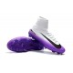 Botas de fútbol Nike Mercurial Superfly V FG Negro Blanco Violeta