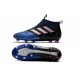 Tacos de futbol adidas Ace 17+ Purecontrol FG Negro Blanco Azul