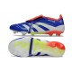 Adidas Predator 25 Elite Tongue FG Azul Blanco Rojo