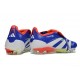 Adidas Predator 25 Elite Tongue FG Azul Blanco Rojo