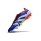 Adidas Predator 25 Elite Tongue FG Azul Blanco Rojo