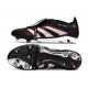 Adidas Predator 25 Elite Tongue FG Negro Blanco Rojo