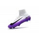 Botas de fútbol Nike Mercurial Superfly V FG Negro Blanco Violeta