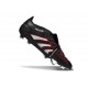 Adidas Predator 25 Elite Tongue FG Negro Blanco Rojo