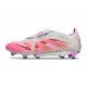 Adidas Predator Elite Foldover Tongue FG Rosa Blanco