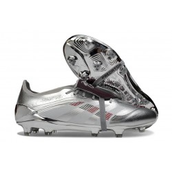 Adidas Predator Elite Foldover Tongue FG Plateado