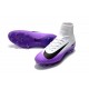 Botas de fútbol Nike Mercurial Superfly V FG Negro Blanco Violeta