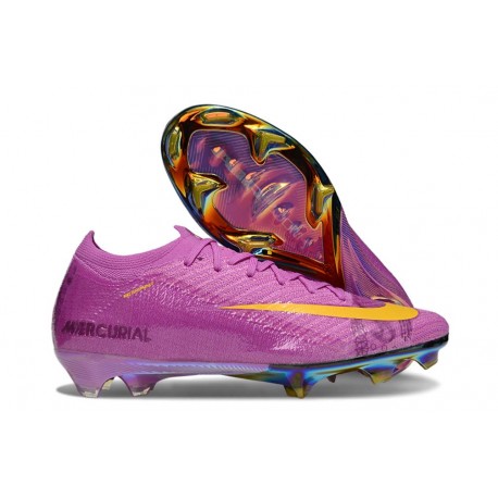 Nike Air Zoom Mercurial Vapor XVI Elite FG Purpúreo Amarillo