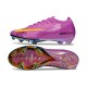 Nike Air Zoom Mercurial Vapor XVI Elite FG Purpúreo Amarillo
