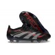 Botas de Fútbol Adidas Predator Elite FG Negro Gris Four Rojo Lúcido