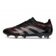 Botas de Fútbol Adidas Predator Elite FG Negro Gris Four Rojo Lúcido