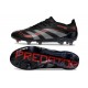 Botas de Fútbol Adidas Predator Elite FG Negro Gris Four Rojo Lúcido