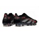 Botas de Fútbol Adidas Predator Elite FG Negro Gris Four Rojo Lúcido