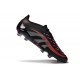 Botas de Fútbol Adidas Predator Elite FG Negro Gris Four Rojo Lúcido