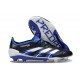 Botas de Fútbol Adidas Predator Elite FG Negro Azul Lúcido Blanco