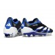 Botas de Fútbol Adidas Predator Elite FG Negro Azul Lúcido Blanco