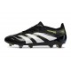 Botas de Fútbol Adidas Predator Elite FG Negro Blanco Limón Lúcido
