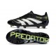 Botas de Fútbol Adidas Predator Elite FG Negro Blanco Limón Lúcido