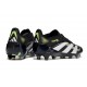 Botas de Fútbol Adidas Predator Elite FG Negro Blanco Limón Lúcido