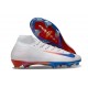 Nike Botas Mercurial Superfly 10 Elite FG Blanco Rojo Azul