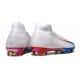 Nike Botas Mercurial Superfly 10 Elite FG Blanco Rojo Azul
