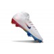 Nike Botas Mercurial Superfly 10 Elite FG Blanco Rojo Azul