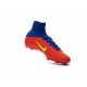 Nuevo Botas de fútbol Nike Mercurial Superfly 5 FG Azul Rojo Amarillo