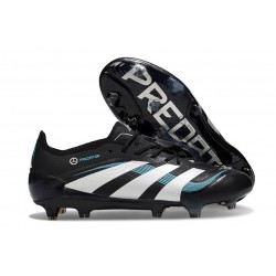Botas de Fútbol Adidas Predator Elite FG Negro Blanco Azul