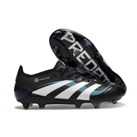 Botas de Fútbol Adidas Predator Elite FG Negro Blanco Azul