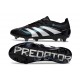 Botas de Fútbol Adidas Predator Elite FG Negro Blanco Azul