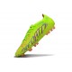 Botas de Fútbol Adidas Predator Elite FG Limón Lúcido Rosa Azul Fusion