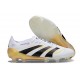 Botas de Fútbol Adidas Predator Elite FG Blanco Negro Dorada