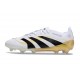 Botas de Fútbol Adidas Predator Elite FG Blanco Negro Dorada