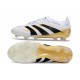 Botas de Fútbol Adidas Predator Elite FG Blanco Negro Dorada